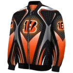 custom cincinnati bengals mesh chest black crocs black bomber jacket best selling