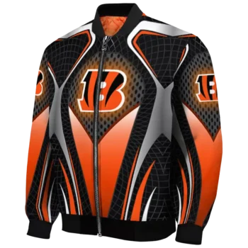 custom cincinnati bengals mesh chest black crocs black bomber jacket best selling