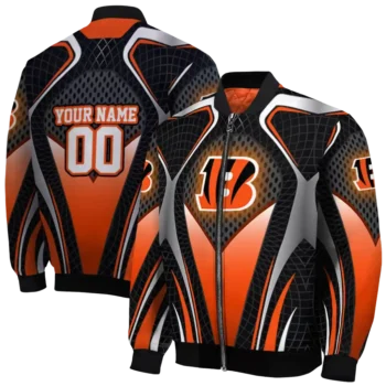 custom cincinnati bengals mesh chest black crocs black bomber jacket fashion forward