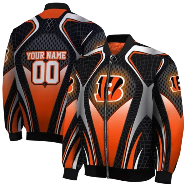 custom cincinnati bengals mesh chest black crocs black bomber jacket fashion forward