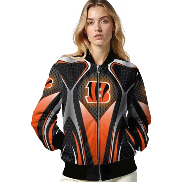 custom cincinnati bengals mesh chest black crocs black bomber jacket latest model
