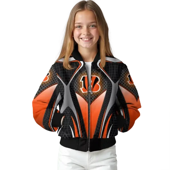 custom cincinnati bengals mesh chest black crocs black bomber jacket top rated
