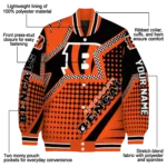 custom cincinnati bengals star burst orange varsity jacket best selling.webp