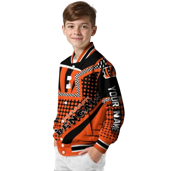 custom cincinnati bengals star burst orange varsity jacket trendy.webp