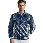 custom dallas cowboys chevron angles blue varsity jacket best selling.webp