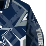 custom dallas cowboys chevron angles blue varsity jacket best selling.webp