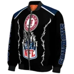 custom dallas cowboys claw blood blue black bomber jacket best selling