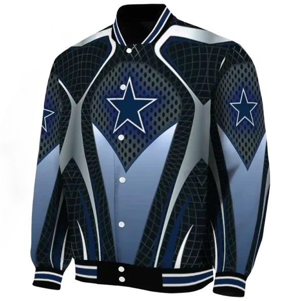 custom dallas cowboys mesh chest grey crocs black varsity jacket best selling.webp