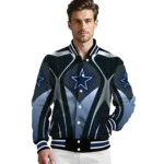 custom dallas cowboys mesh chest grey crocs black varsity jacket best selling.webp