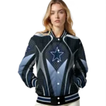 custom dallas cowboys mesh chest grey crocs black varsity jacket best selling.webp