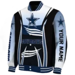 custom dallas cowboys mesh effect blue black varsity jacket best selling.webp