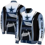 custom dallas cowboys mesh effect blue black varsity jacket best selling.webp