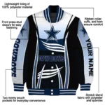 custom dallas cowboys mesh effect blue black varsity jacket best selling.webp