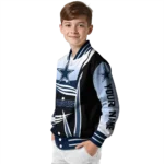 custom dallas cowboys mesh effect blue black varsity jacket best selling.webp