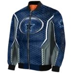 custom dallas cowboys power plate blue bomber jacket best selling