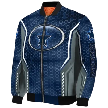 custom dallas cowboys power plate blue bomber jacket best selling
