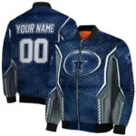custom dallas cowboys power plate blue bomber jacket best selling