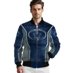 custom dallas cowboys power plate blue bomber jacket best selling