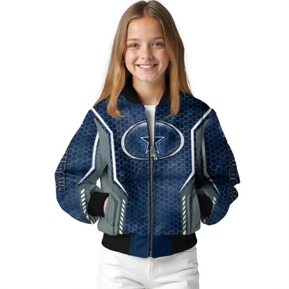 custom dallas cowboys power plate blue bomber jacket top rated