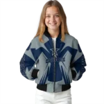 custom dallas cowboys spider mark blue grey crocs bomber jacket best selling