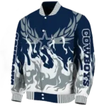 custom dallas cowboys winged blaze blue white varsity jacket best selling.webp