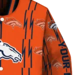 custom denver broncos bolt stripe orange varsity jacket best selling.webp