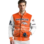 custom denver broncos ferris arena orange white varsity jacket best selling.webp