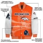 custom denver broncos ferris arena orange white varsity jacket best selling.webp