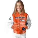 custom denver broncos ferris arena orange white varsity jacket best selling.webp