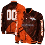 custom denver broncos hexagon mesh orange black varsity jacket best selling.webp