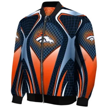 custom denver broncos mesh chest red crocs black bomber jacket best selling