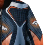 custom denver broncos mesh chest red crocs black bomber jacket best selling