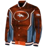 custom denver broncos power plate orange varsity jacket best selling.webp