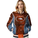 custom denver broncos power plate orange varsity jacket best selling.webp