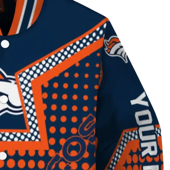 custom denver broncos star burst orange varsity jacket premium grade.webp