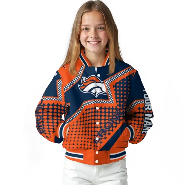 custom denver broncos star burst orange varsity jacket top rated.webp