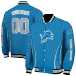 custom detroit lions chevron arrow blue varsity jacket best selling.webp