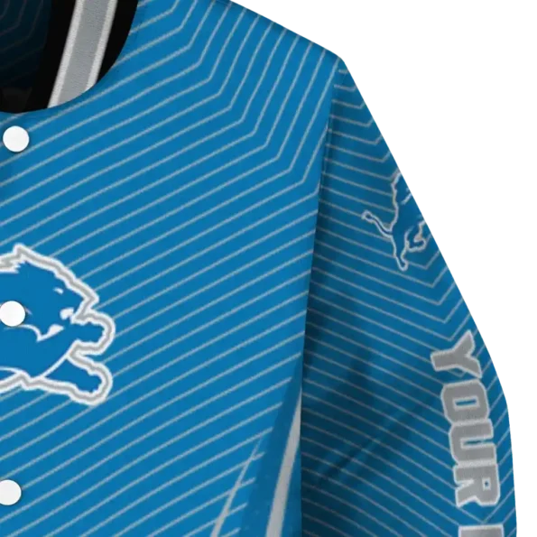 custom detroit lions chevron arrow blue varsity jacket premium grade.webp