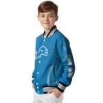 custom detroit lions chevron arrow blue varsity jacket best selling.webp