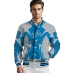 custom detroit lions spider mark blue grey crocs varsity jacket best selling.webp