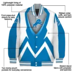 custom detroit lions v stripes blue white varsity jacket best selling.webp