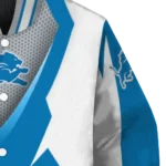 custom detroit lions v stripes blue white varsity jacket best selling.webp