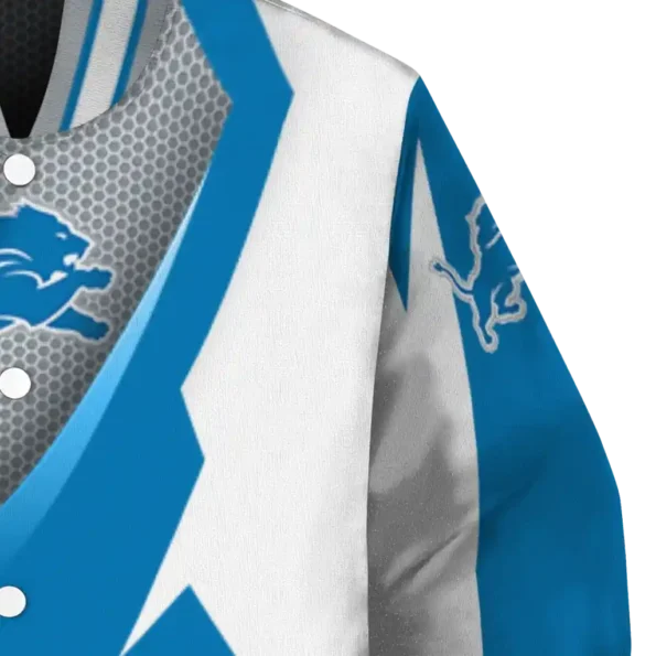 custom detroit lions v stripes blue white varsity jacket premium grade.webp