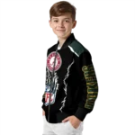 custom green bay packers claw blood green black bomber jacket best selling