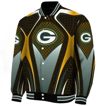 custom green bay packers mesh chest yellow crocs black varsity jacket best selling.webp