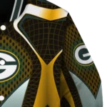custom green bay packers mesh chest yellow crocs black varsity jacket best selling.webp