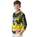 custom green bay packers winged blaze green white varsity jacket best selling.webp