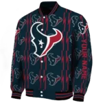 custom houston texans bolt stripe blue varsity jacket best selling.webp