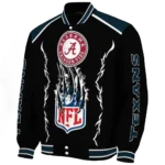 custom houston texans claw blood blue black varsity jacket best selling.webp