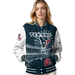 custom houston texans ferris arena blue white varsity jacket best selling.webp